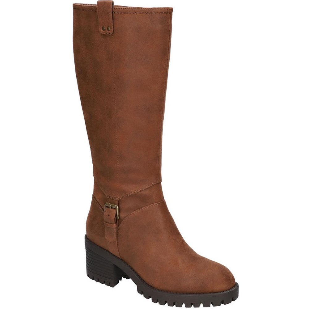 Lorielle Zipper Round toe Mid-Calf Boots