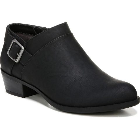 Alexander Faux Leather Ankle Booties