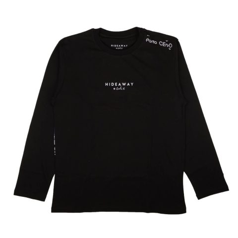 Hideaway Porto Cervo Long Sleeve T-Shirt – Black