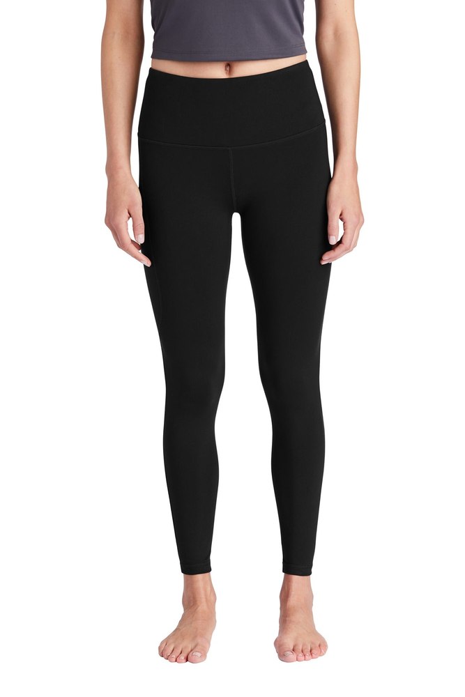 Sport-Tek Women’s High Rise 7/8 Leggings. LPST891