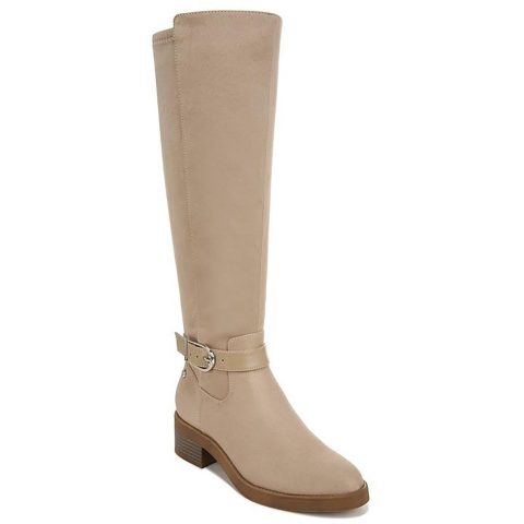 Brooks Faux Suede Wide Calf Knee-High Boots