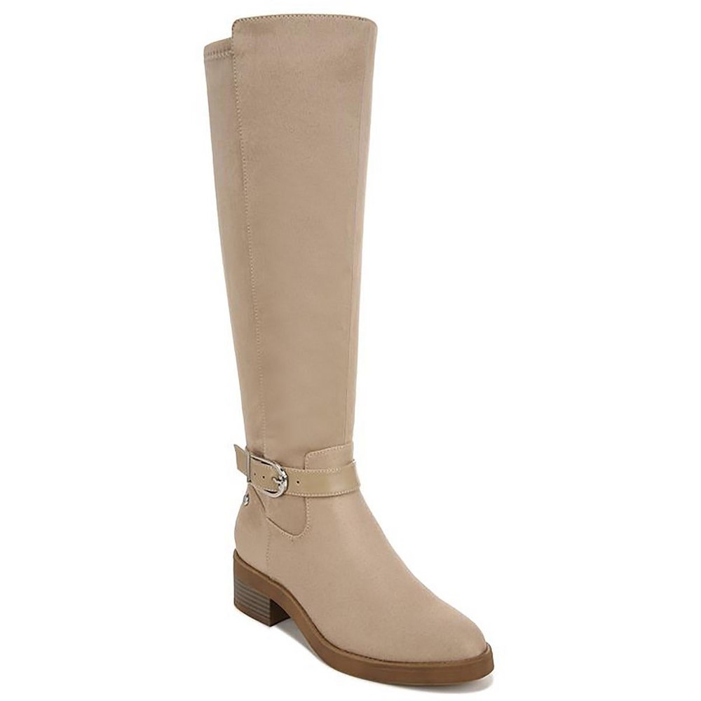 Brooks Faux Suede Wide Calf Knee-High Boots