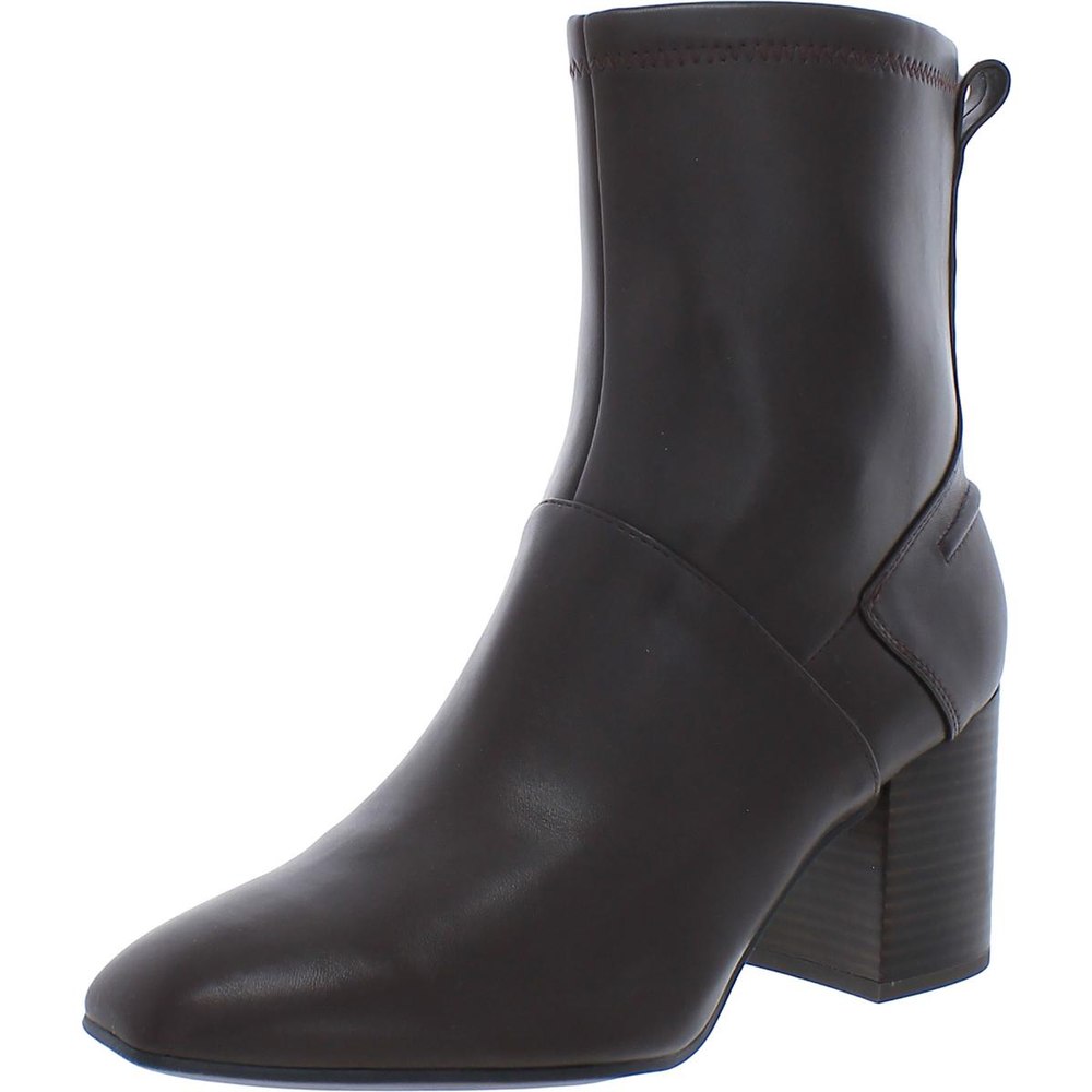 Talferbootie Faux Leather Zip Up Booties