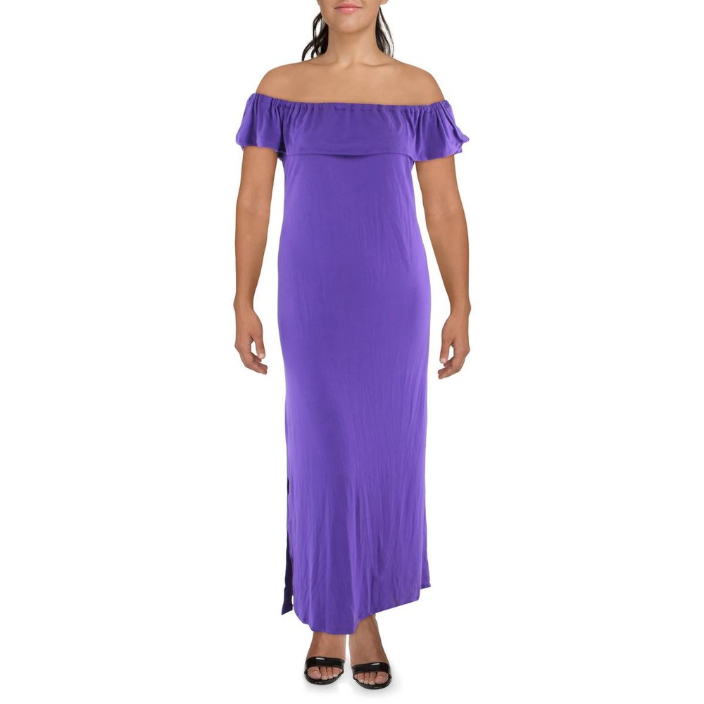 Fold-Over Long Maxi Dress