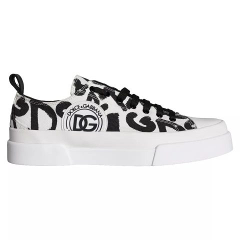 Dolce & Gabbana  Canvas Low Top Sneakers Men Men’s Shoes (Pre-Owned)