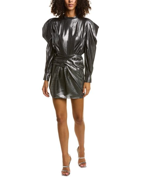 IRO Kapena Silk-Blend Mini Dress