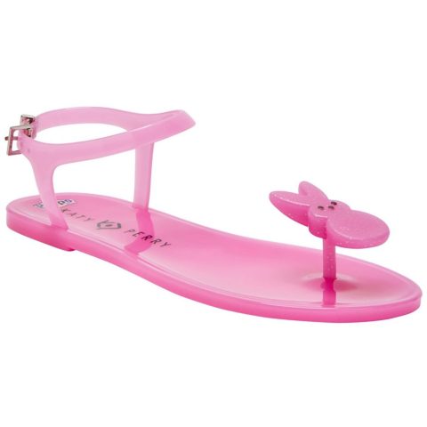 PEEPS Snazzy Toe Adjustable Buckle Jelly Sandals