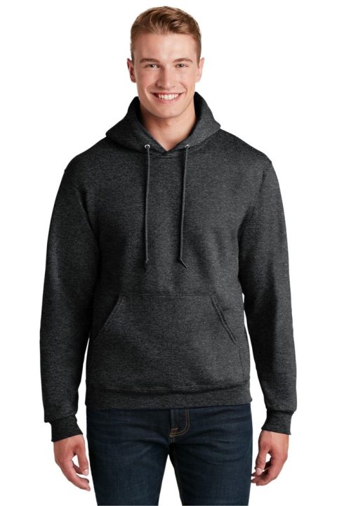 JERZEES Men’s Super Sweats NuBlend – Pullover Hooded Sweatshirt. 4997M
