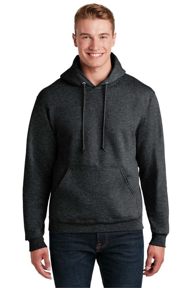 JERZEES Men’s Super Sweats NuBlend – Pullover Hooded Sweatshirt. 4997M