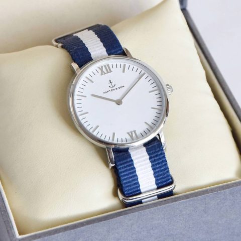 Unisex – Campina Watch In Darkblue/silver