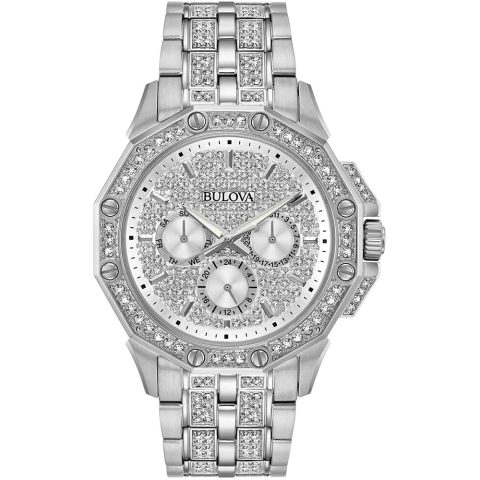 Bulova Men’s Octava Silver Dial Watch