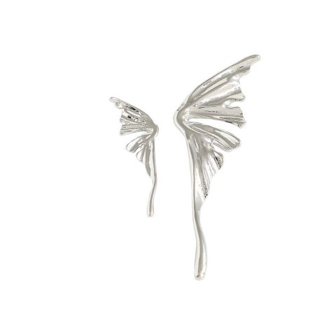 SOHI Women Silver Coloured Drop Earrings