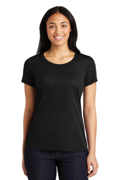 Sport-Tek Women’s PosiCharge Competitor Cotton Touch Scoop Neck Tee
