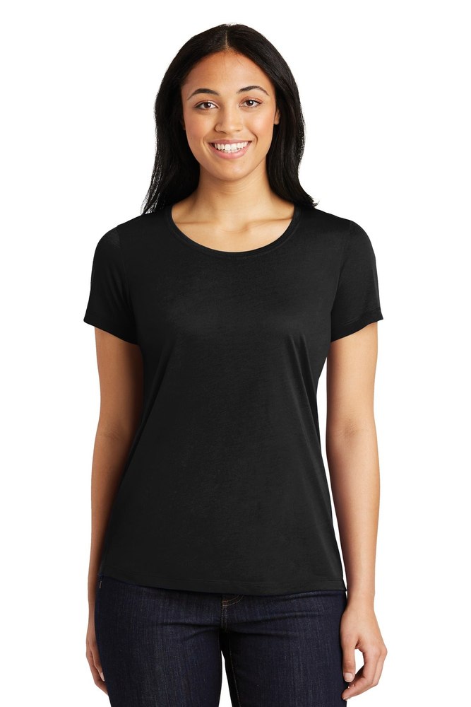 Sport-Tek Women’s PosiCharge Competitor Cotton Touch Scoop Neck Tee