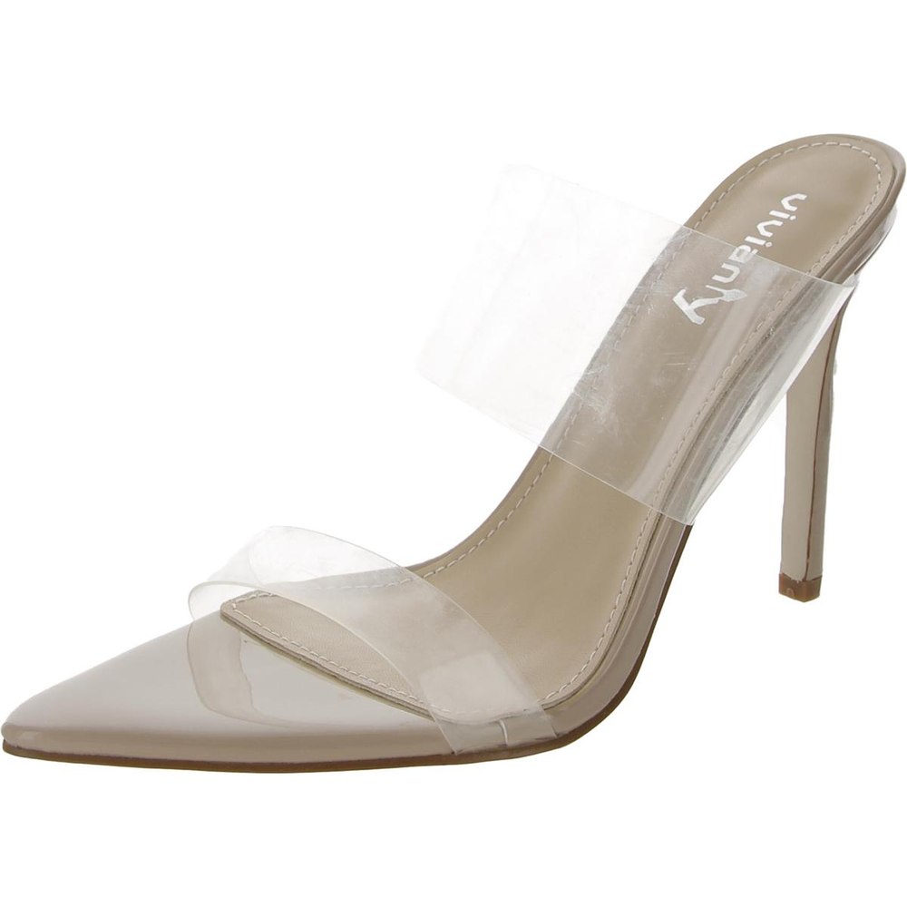 Mixed Media Slip On Pumps