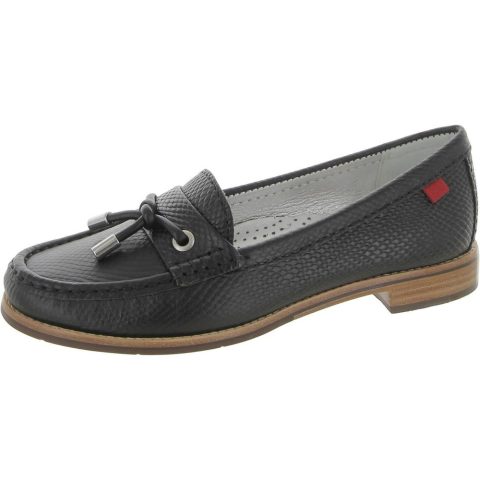 Jackson St. Leather Snake Print Loafers