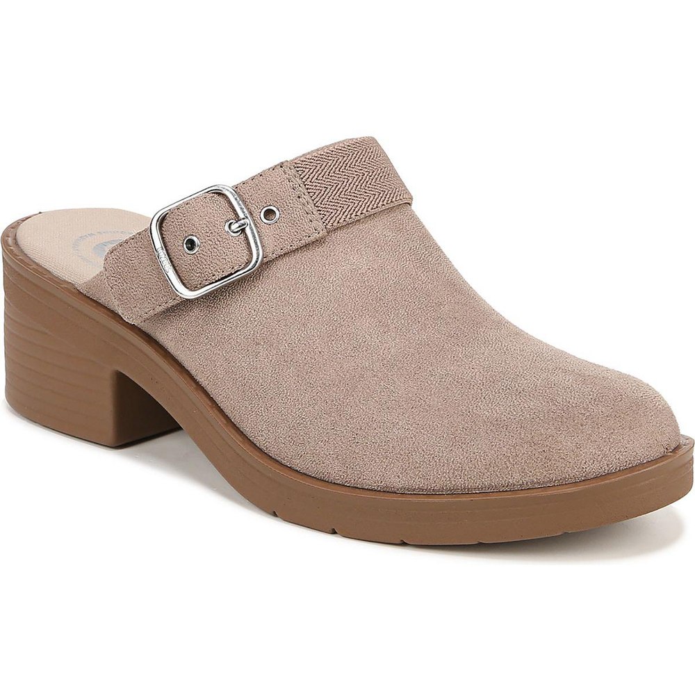 Open Book Buckle Clogs