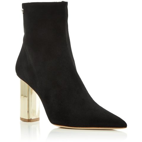Laika Suede Heeled Ankle Boots