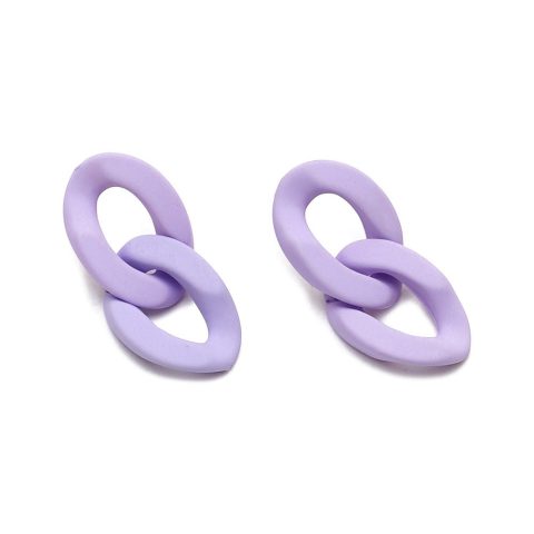 SOHI Women Purple Stud Earrings