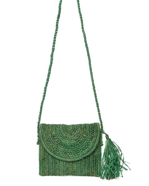 Mar Y Sol Naomi Raffia Shoulder Bag 7285648523324