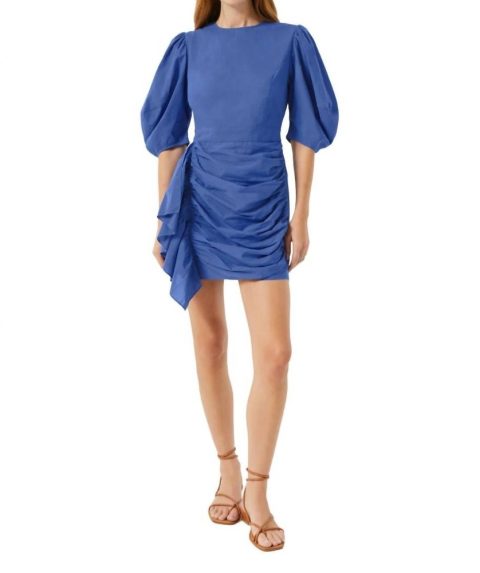 Pia Dress In Blue Sea