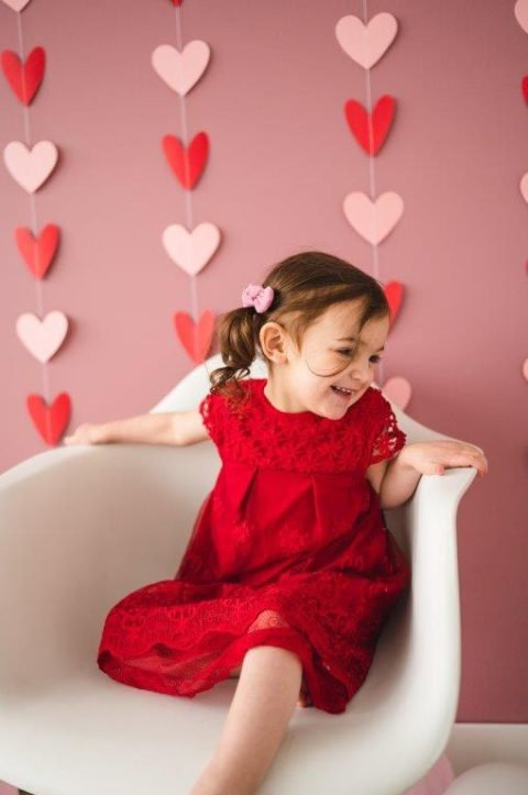 Lace Dress – Ruby Red