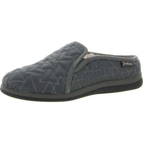Preston Faux Fur Lined Quilted Slide Slippers