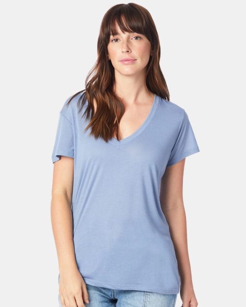 Alternative Women’s Slinky Jersey V-Neck Tee