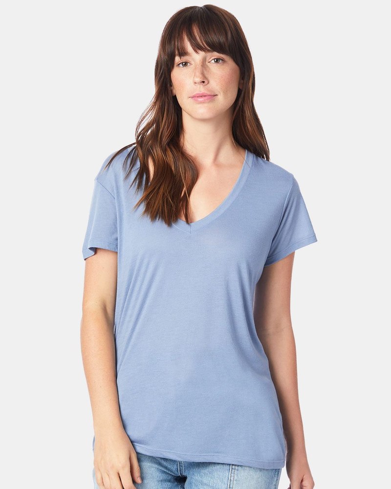 Alternative Women’s Slinky Jersey V-Neck Tee