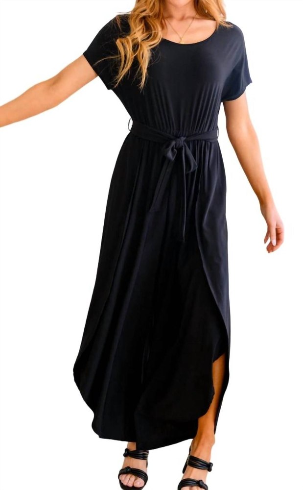 Comfortably Cool Jumpsuit In Black 7732435189820