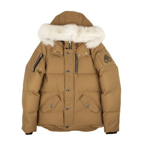 Men’s Waxie Brown Zip-Up 3Q Jacket