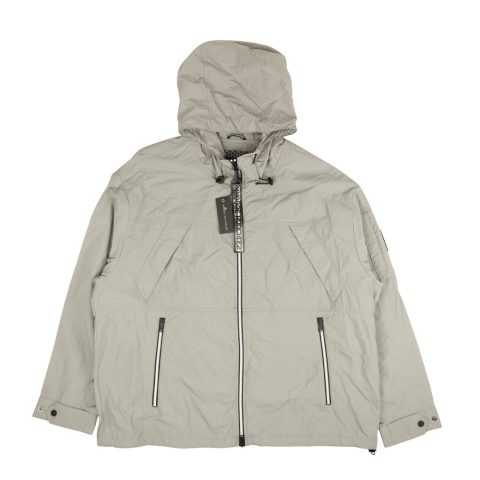 Men’s Gray Zip-Up Anorak Jacket