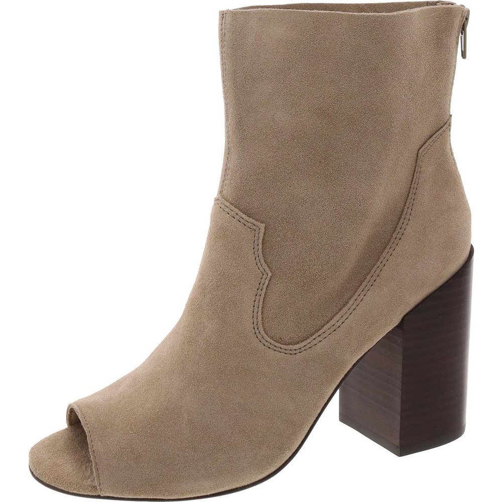 Zipper Faux Suede Mid-Calf Boots