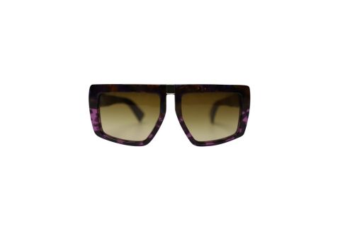 Miu Miu Tortoiseshell Oversized Sunglasses in Multicolor Acetate