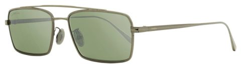 Omega Men’s Rectangular Sunglasses OM0028H 08Q Gunmetal 56mm