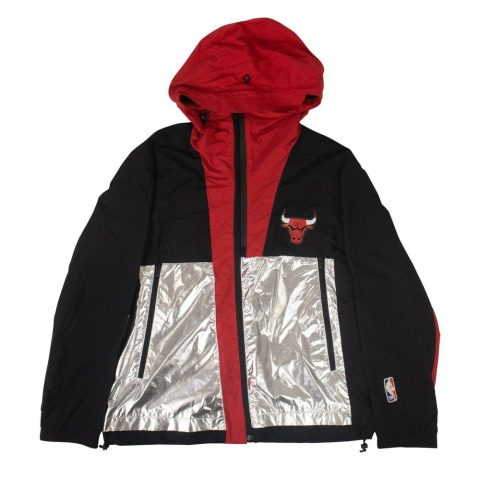 MARCELO BURLON x NBA Bulls Windbreaker Jacket – Black