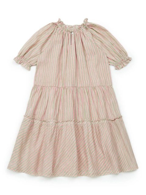 Kids Emy Painted Stripes Dress In Striped