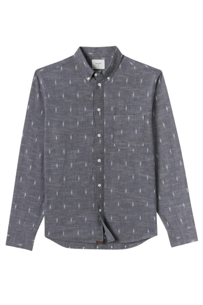Men’s Tuscumbia Shirt In Grey/ White 7732451541052