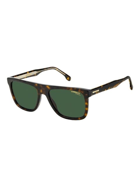 Carrera 267/S HA Unisex Brown Tortoise Gold/Green 56-18-150 Sunglasses 7732449902652