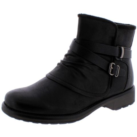 Selyna Lined Faux Leather Booties