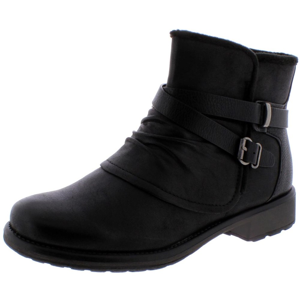 Selyna Lined Faux Leather Booties