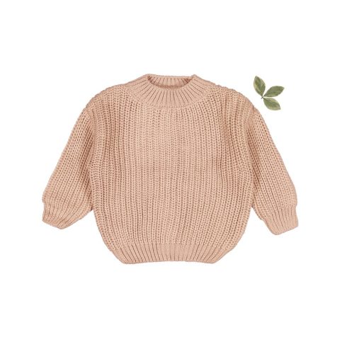 The Chunky Knit Sweater – Blush