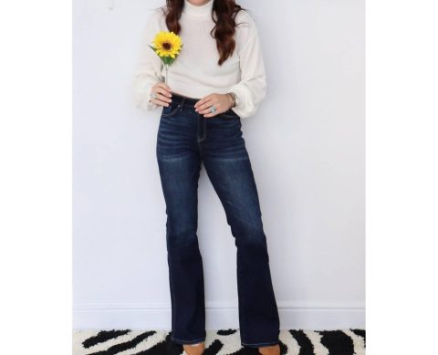 Give Me Some Flare Jean In Denim