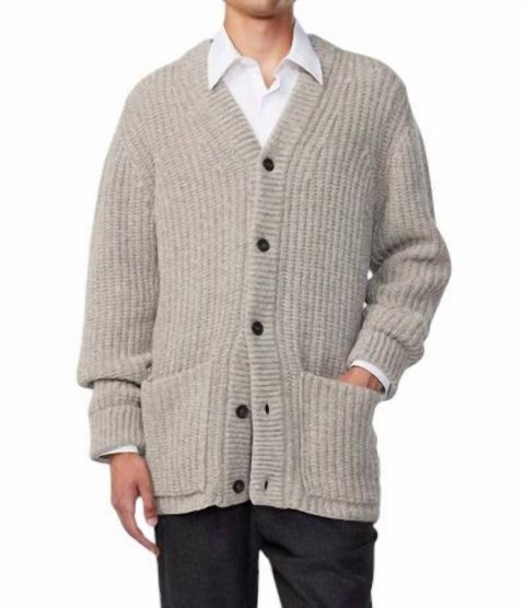 Men’s Benzon Cardigan In Stone