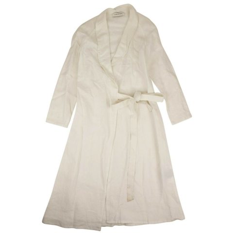 White Tie Waist Dress