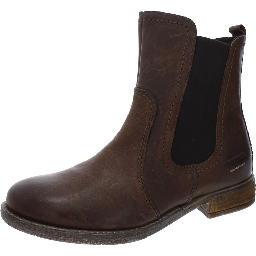 Sienna 80 Leather Distressed Ankle Boots