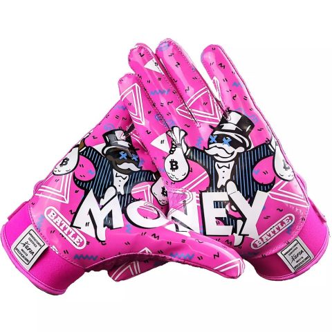 Battle Money Man Adult 2.0 Football Receiver Gloves