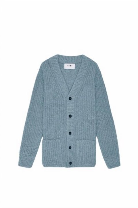 Men’s Benzon Cardigan In Light Grey Multi