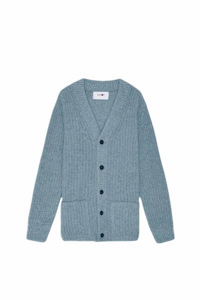 Men’s Benzon Cardigan In Light Grey Multi