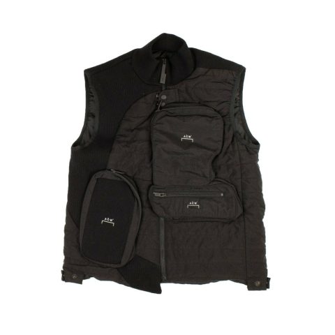 Men’s Black Down Turtleneck Vest